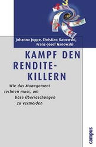 Kampf den Renditekillern wie das Management rechnen muss, um böse Überraschungen zu vermeiden