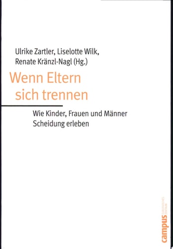 Wenn Eltern sich trennen wie Kinder, Frauen und Männer Scheidung erleben
