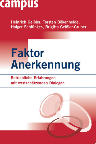 Faktor Anerkennung Betriebliche Erfahrungen mit wertschätzenden Dialogen
