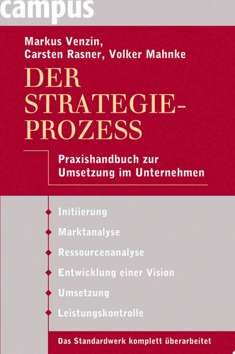 Der Strategieprozess Praxishandbuch zur Umsetzung im Unternehmen