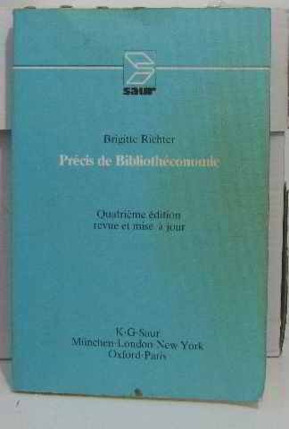 Précis de bibliothéconomie