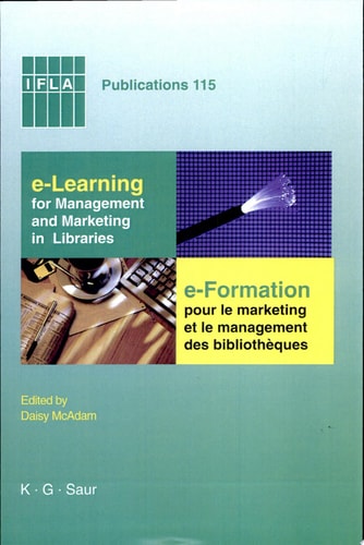 E-formation Pour Le Marketing Et Le Management Des Bibliothèques