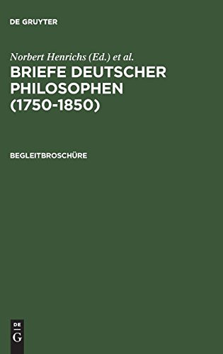 Briefe deutscher Philosophen Begleitbroschüre