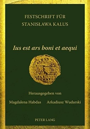 Ius Est Ars Boni Et Aequi
