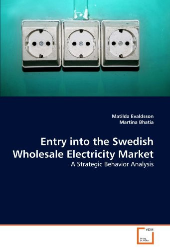 Entry into the Swedish Wholesale Electricity Market: A Strategic Behavior Analysis