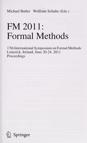 FM 2011: Formal Methods