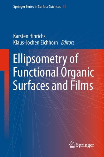 Ellipsometry of Functional Organic Surfaces and Films