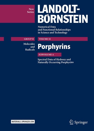 Porphyrins Spectral Data of Hydroxy and Naturally Occuring Porphyrins