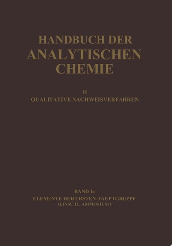 Elemente der Ersten Hauptgruppe Einschl. Ammonium Wasserstoff · Lithium · Natrium · Kalium · Ammonium · Rubidium · Caesium