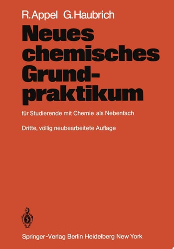 Neues chemisches Grundpraktikum für Studierende mit Chemie als Nebenfach