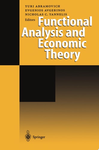 Functional Analysis and Economic Theory