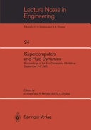 Supercomputers and Fluid Dynamics Proceedings of the First Nobeyama Workshop September 3–6, 1985
