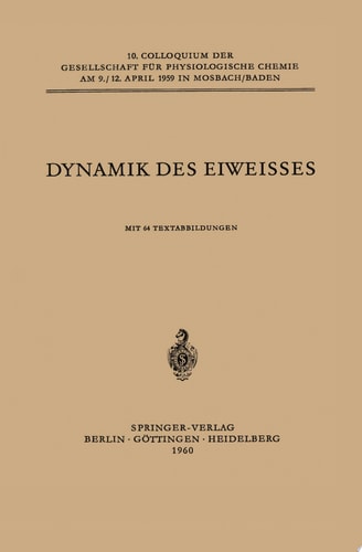 Dynamik des Eiweisses