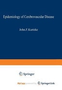 Epidemiology of Cerebrovascular Disease
