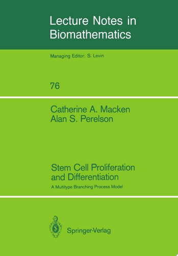 Stem Cell Proliferation and Differentiation A Multitype Branching Process Model