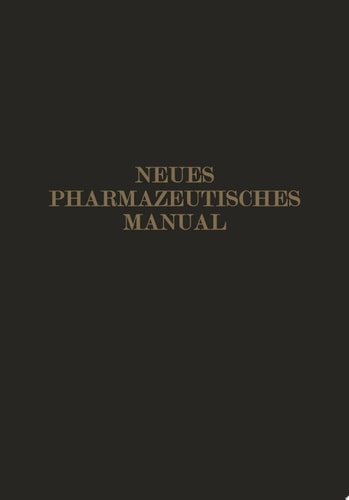 Neues Pharmazeutisches Manual