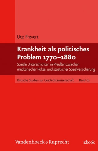 Krankheit Als Politisches Problem 1770-1880