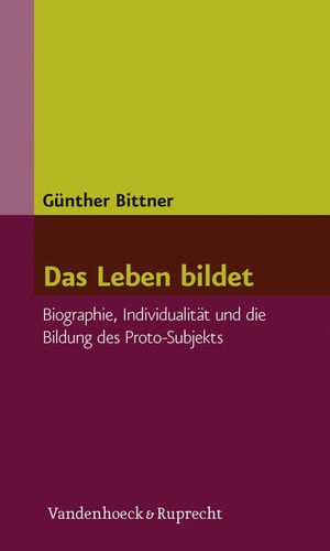 Das Leben bildet Biographie, Individualität und die Bildung des Proto-Subjekts