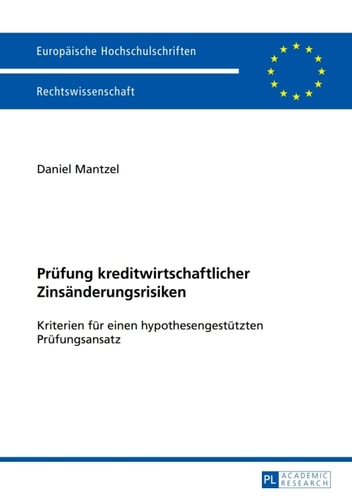 Pruefung kreditwirtschaftlicher Zinsaenderungsrisiken