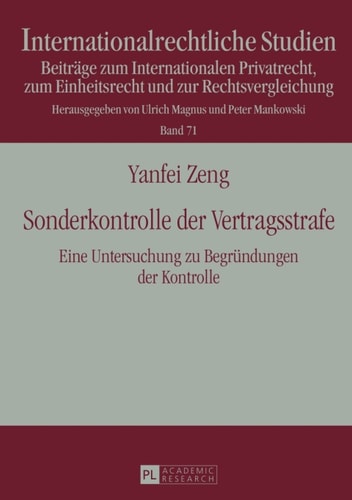 Sonderkontrolle der Vertragsstrafe