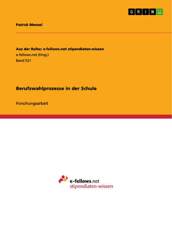 Berufswahlprozesse in der Schule