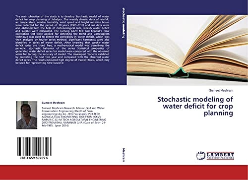 Stochastic Modeling of Water Deficit for Crop Planning