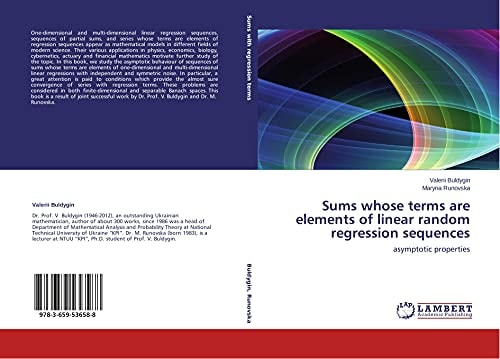 Sums Whose Terms are Elements of Linear Random Regression Sequences Asymptotic Properties