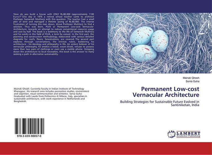 Permanent Low-cost Vernacular Architecture Building Strategies for Sustainable Future Evolved in Santiniketan, India