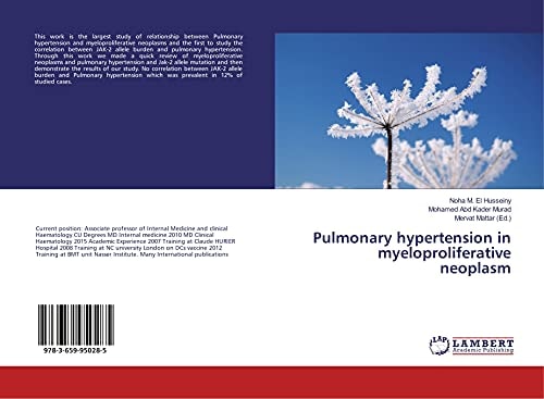 Pulmonary Hypertension in Myeloproliferative Neoplasm