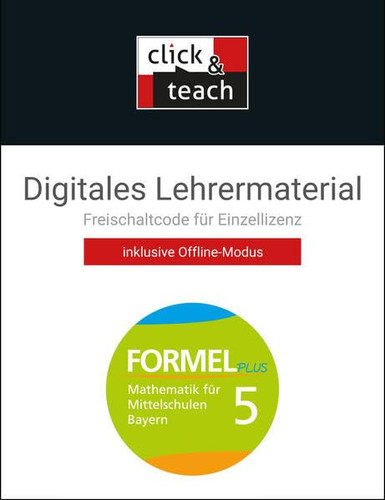 Formel PLUS - Bayern/Formel - BY - plus click & teach 5 Box Mathematik für Mittelschulen zum LehrplanPLUS/Digitaler Lehrerassistent (Karte mit Freischaltcode)