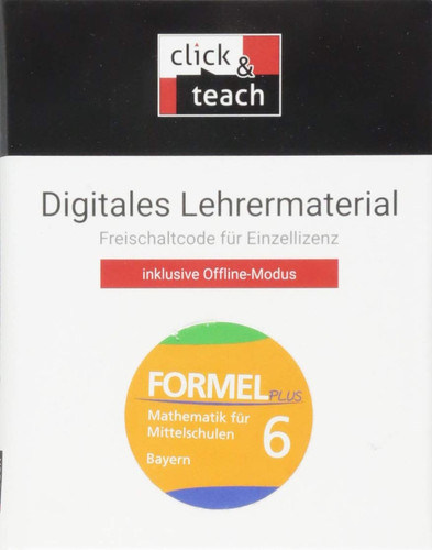 Formel PLUS - Bayern/Formel PLUS - Bayern click & teach 6 Box Mathematik für Mittelschulen zum LehrplanPLUS/Digitales Lehrermaterial (Karte mit Freischaltcode)