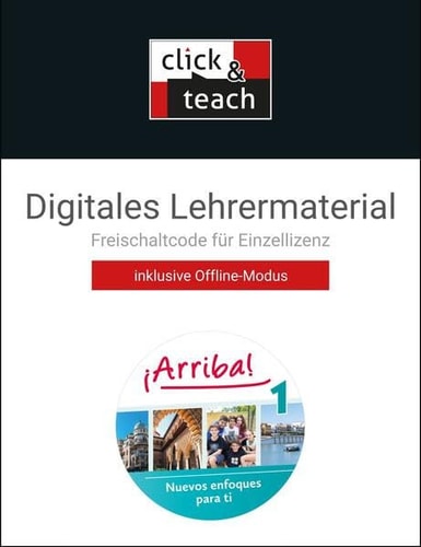 ¡Arriba! 1 click & teach Box: Digitales Lehrermaterial (Karte mit Freischaltcode) mit Lernstandsmessungen