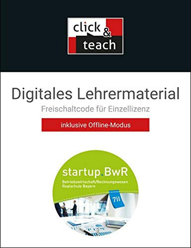 startup.BwR Realschule Bayern/startup.BwR BY click & teach 7 II Box Betriebswirtschaftslehre/Rechnungswesen/Digitales Lehrermaterial (Karte mit Freischaltcode)