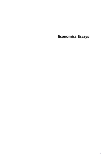 Economics Essays
