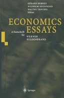 Economics Essays A Festschrift for Werner Hildenbrand