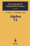 Algebra VI Combinatorial and Asymptotic Methods of Algebra. Non-Associative Structures