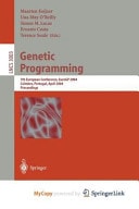 Genetic Programming 7th European Conference, EuroGP 2004, Coimbra, Portugal, April 5-7, 2004, Proceedings