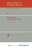 Fundamentals of Computation Theory Proceedings of the 1977 International Fct-Conference. Poznan - Kornik, Poland, September 19 - 23 1977