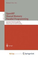 Openmp Shared Memory Parallel Programming