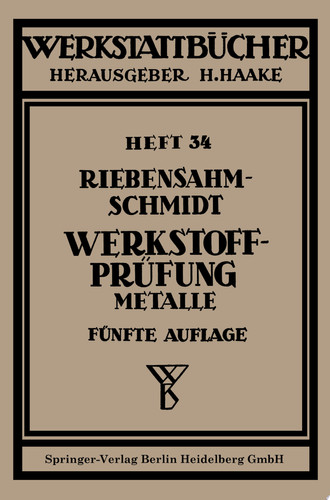 Werkstoffprüfung Metalle