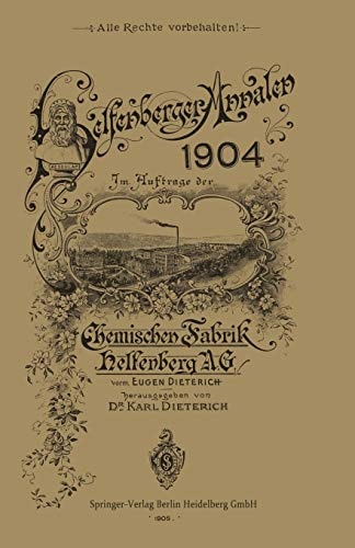 Helfenberger Annalen 1904 Band XVII