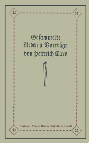 Gesammelte Reden und Vorträge