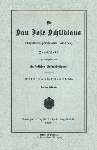 Die San José-Schildlans Aspidiotus perniciosus Comstock