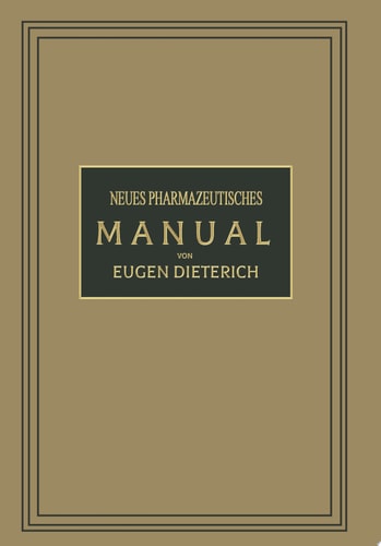 Neues Pharmazeutisches Manual