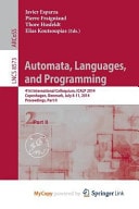 Automata, Languages, and Programming 41st International Colloquium, ICALP 2014, Copenhagen, Denmark, July 8-11, 2014, Proceedings, Part II