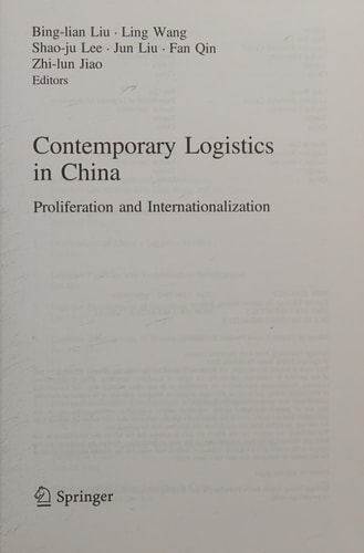 Contemporary Logistics in China Proliferation and Internationalization