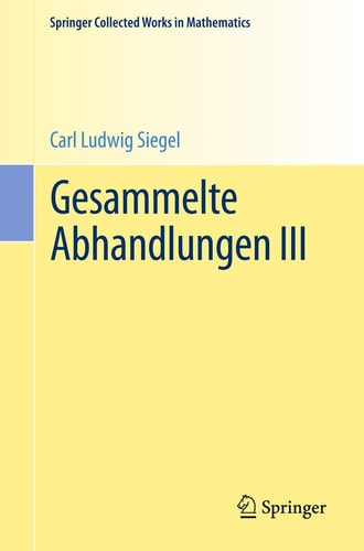Gesammelte Abhandlungen III