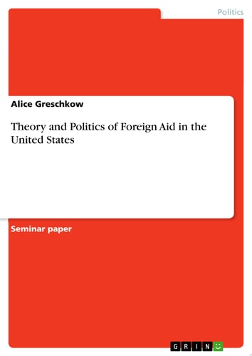 Theory and Politics of Foreign Aid in the United States