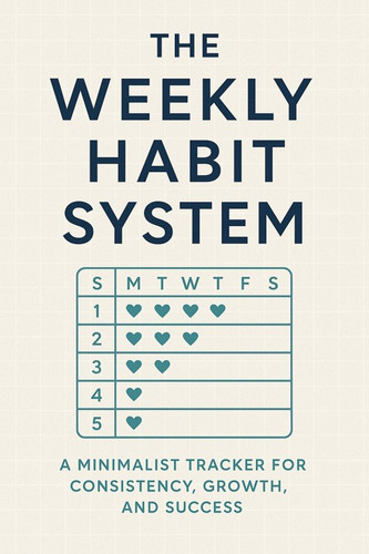 The Weekly Habit System: A Minimalist Tracker for Consistency, Growth, and Success