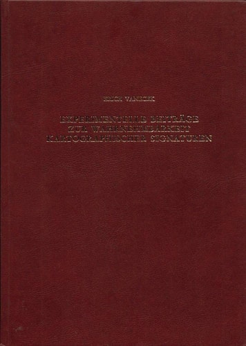 Experimentelle Beitrage Zur Wahrnehmbarkeit Kartographischer Signaturen (Forschungen Zur Theoretischen Kartographie) (German Edition)